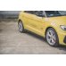 Накладки сплиттеры на пороги на Audi A1 GB S-Line